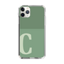 Slim Protection Case［ Original - initial two tone - C green ］