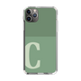 Slim Protection Case［ Original - initial two tone - C green ］