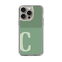 Slim Protection Case［ Original - initial two tone - C green ］