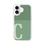 Slim Protection Case［ オリジナル - initial two tone - C green ］