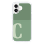 Slim Protection Case［ オリジナル - initial two tone - C green ］