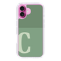 Slim Protection Case［ オリジナル - initial two tone - C green ］