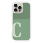 Slim Protection Case［ オリジナル - initial two tone - C green ］