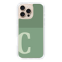 Slim Protection Case［ オリジナル - initial two tone - C green ］