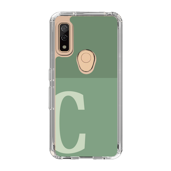 Slim Protection Case［ Original - initial two tone - C green ］