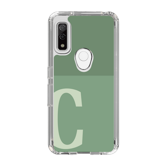 Slim Protection Case［ Original - initial two tone - C green ］