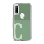 Slim Protection Case［ Original - initial two tone - C green ］