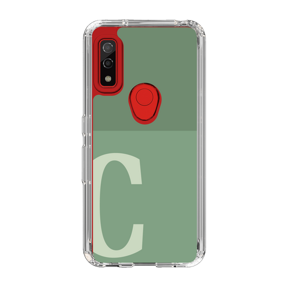Slim Protection Case［ Original - initial two tone - C green ］