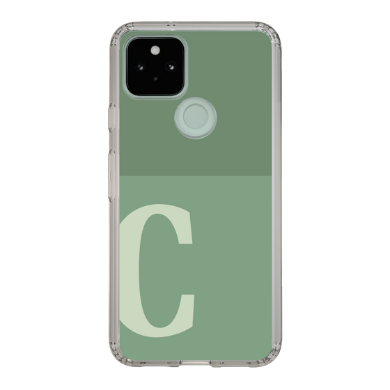 Slim Protection Case［ Original - initial two tone - C green ］