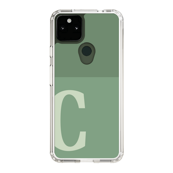 Slim Protection Case［ Original - initial two tone - C green ］