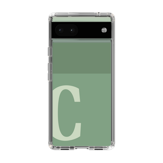 Slim Protection Case［ Original - initial two tone - C green ］