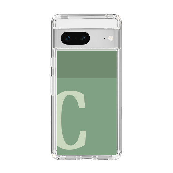 Slim Protection Case［ Original - initial two tone - C green ］