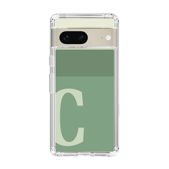 Slim Protection Case［ Original - initial two tone - C green ］