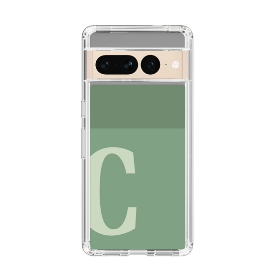 Slim Protection Case［ Original - initial two tone - C green ］