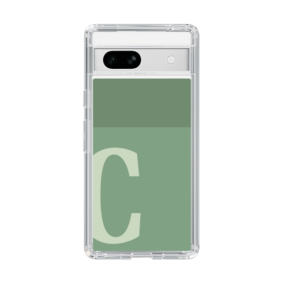 Slim Protection Case［ Original - initial two tone - C green ］