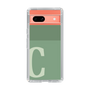 Slim Protection Case［ Original - initial two tone - C green ］