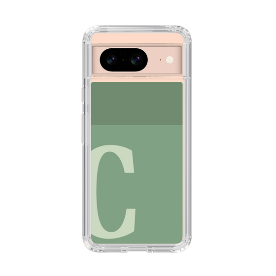 Slim Protection Case［ Original - initial two tone - C green ］