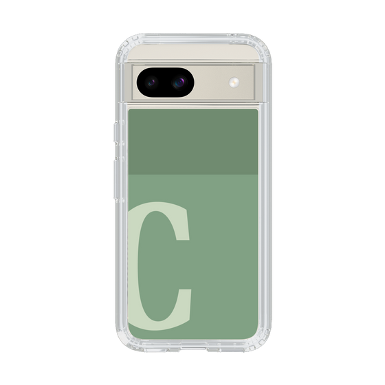 Slim Protection Case［ Original - initial two tone - C green ］