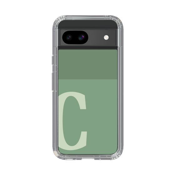Slim Protection Case［ Original - initial two tone - C green ］
