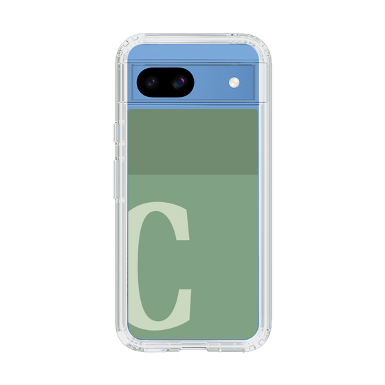 Slim Protection Case［ Original - initial two tone - C green ］