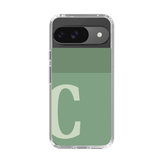 Slim Protection Case［ Original - initial two tone - C green ］