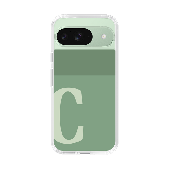 Slim Protection Case［ Original - initial two tone - C green ］