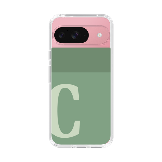 Slim Protection Case［ Original - initial two tone - C green ］