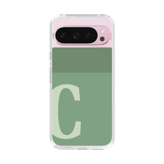 Slim Protection Case［ Original - initial two tone - C green ］