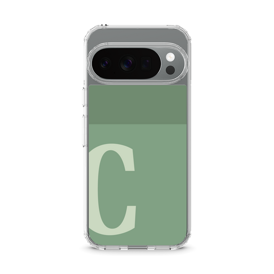 Slim Protection Case［ Original - initial two tone - C green ］