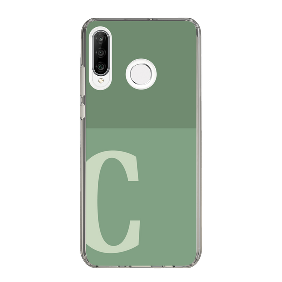 Slim Protection Case［ Original - initial two tone - C green ］
