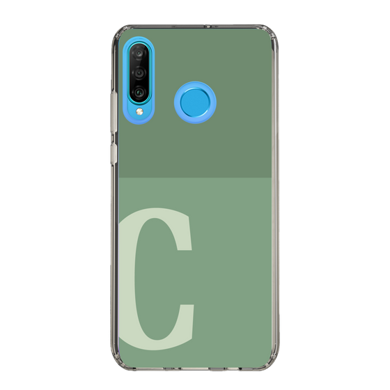 Slim Protection Case［ Original - initial two tone - C green ］