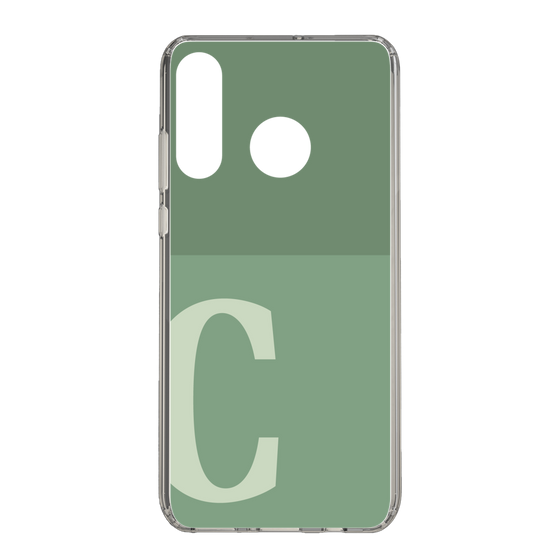 Slim Protection Case［ Original - initial two tone - C green ］