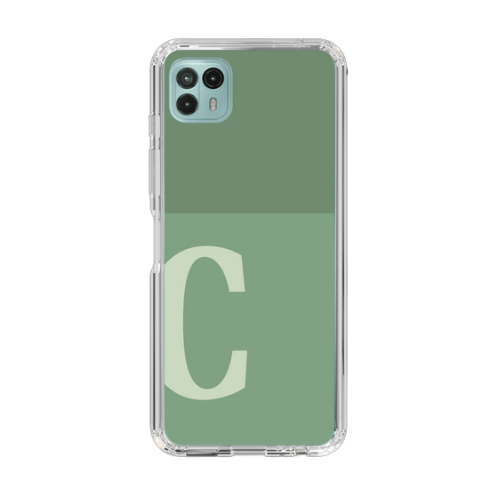 Slim Protection Case［ Original - initial two tone - C green ］