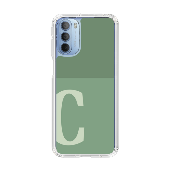 Slim Protection Case［ Original - initial two tone - C green ］