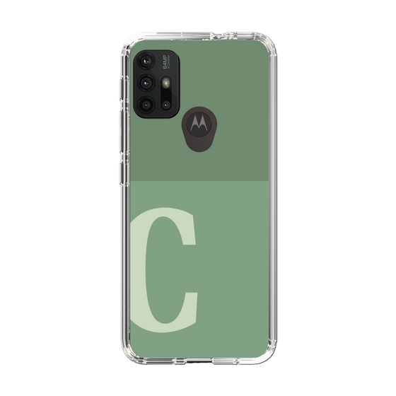 Slim Protection Case［ Original - initial two tone - C green ］