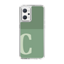 Slim Protection Case［ Original - initial two tone - C green ］