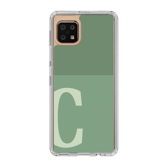 Slim Protection Case［ Original - initial two tone - C green ］