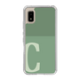 Slim Protection Case［ Original - initial two tone - C green ］
