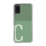 Slim Protection Case［ Original - initial two tone - C green ］
