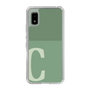 Slim Protection Case［ Original - initial two tone - C green ］