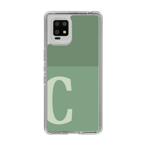 Slim Protection Case［ Original - initial two tone - C green ］