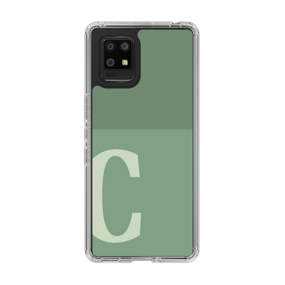 Slim Protection Case［ Original - initial two tone - C green ］