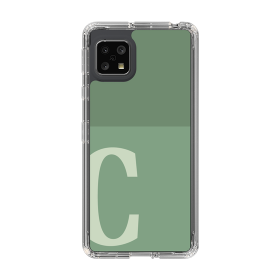 Slim Protection Case［ Original - initial two tone - C green ］