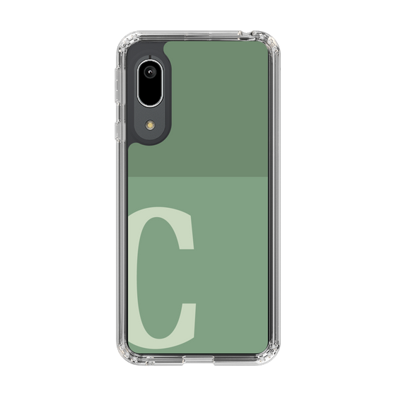 Slim Protection Case［ Original - initial two tone - C green ］