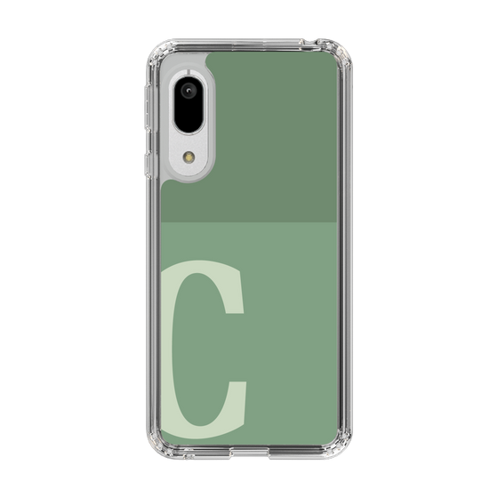 Slim Protection Case［ Original - initial two tone - C green ］