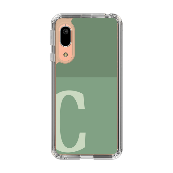 Slim Protection Case［ Original - initial two tone - C green ］