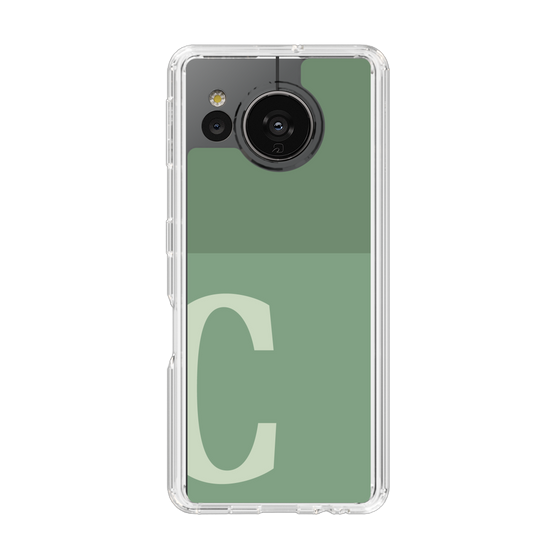 Slim Protection Case［ Original - initial two tone - C green ］