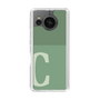 Slim Protection Case［ Original - initial two tone - C green ］