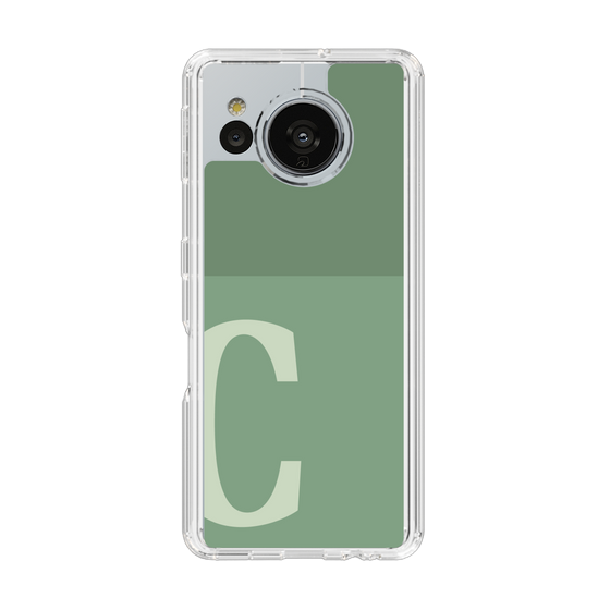 Slim Protection Case［ Original - initial two tone - C green ］