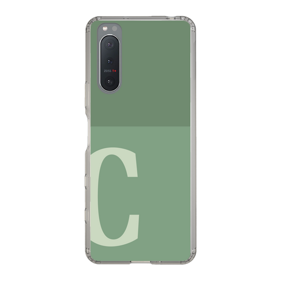 Slim Protection Case［ Original - initial two tone - C green ］